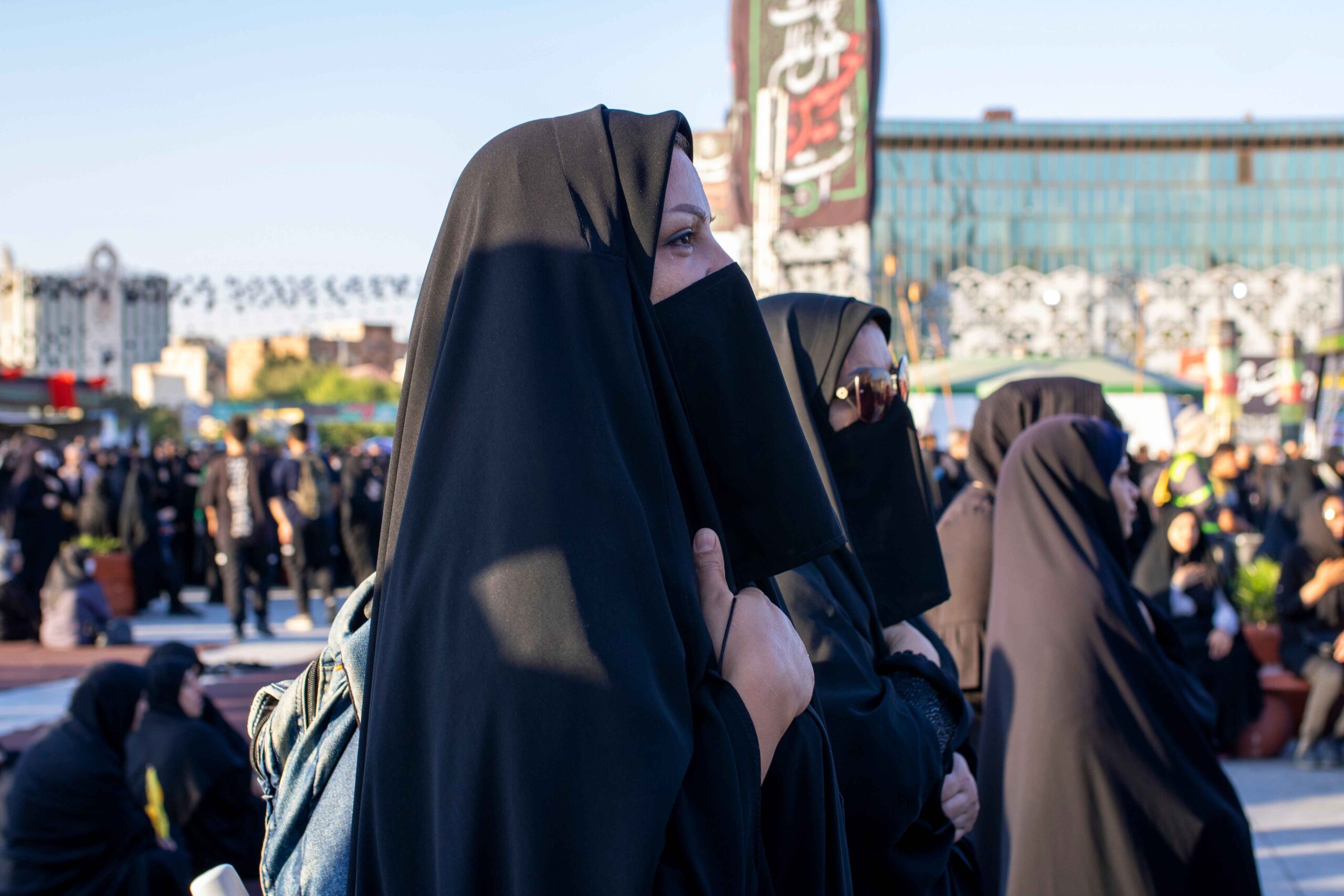 Women wearing hijab in Iran.