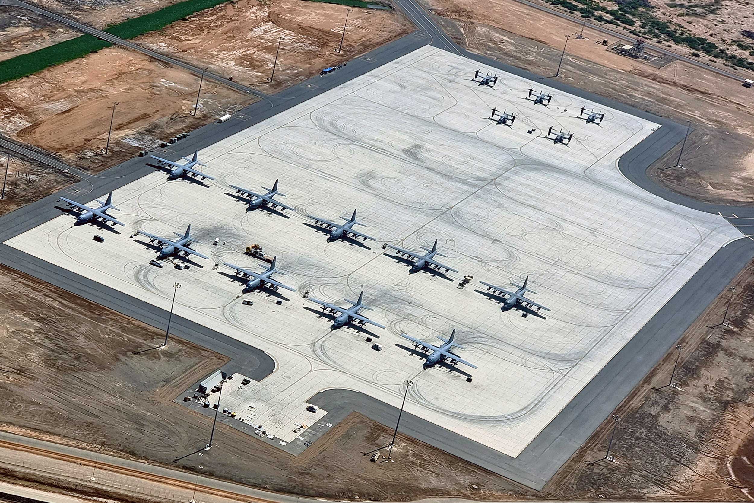 Camp Lemonnier is a United States Naval Expeditionary Base, situated next to Djibouti-Ambouli International Airport in Djibouti City.
