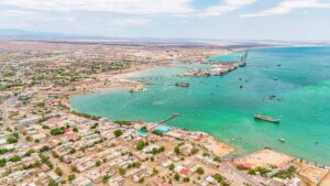 Berbera, Somaliland - August 21, 2024: Berbera Port, located on the Gulf of Aden.