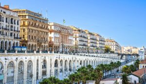 Algiers, Algeria - May 9 2024 : Historical center in sunny weather, HDR Image