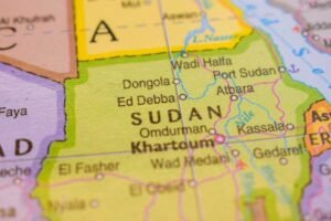 Sudan On The World Map-Geo Political Map