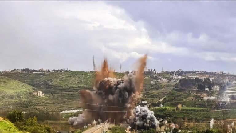 Litani, Lebanon - March 02, 2026 - Bombing of Litani Bridge South of Lebanon Destruction During the Lebanon War With Israel